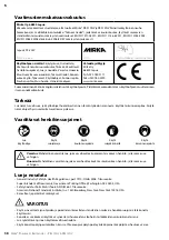 Preview for 58 page of MIRKA PBS 10NV Operating Instructions Manual