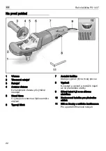 Предварительный просмотр 22 страницы MIRKA PS 1437 Manual