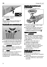 Предварительный просмотр 72 страницы MIRKA PS 1437 Manual