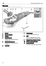 Предварительный просмотр 76 страницы MIRKA PS 1437 Manual