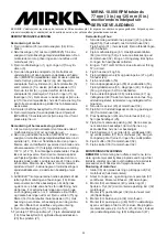 Предварительный просмотр 56 страницы MIRKA ROP2-312NV Operating Instructions Manual