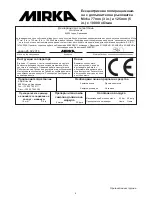 Предварительный просмотр 11 страницы MIRKA ROP2 Operating Instructions Manual