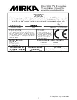 Preview for 79 page of MIRKA ROP2 Operating Instructions Manual