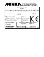 Preview for 91 page of MIRKA ROP2 Operating Instructions Manual