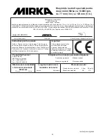 Preview for 95 page of MIRKA ROP2 Operating Instructions Manual