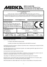 Предварительный просмотр 73 страницы MIRKA ROS525 Operating Instructions Manual