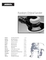 Preview for 1 page of MIRKA ros650cv Operating Instructions Manual