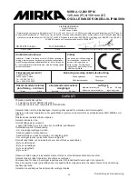 Preview for 36 page of MIRKA ros650cv Operating Instructions Manual