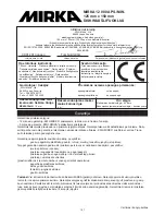 Preview for 108 page of MIRKA ros650cv Operating Instructions Manual