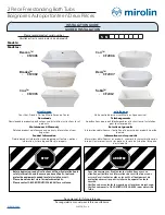 Mirolin Beacon CF2001 Installation Manual preview