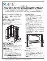 Предварительный просмотр 4 страницы Mirolin BELAIRE BA54L/R Installation Instructions And Owner'S Manual