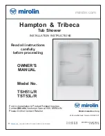 Preview for 1 page of Mirolin Hampton & Tribeca TSH51L/R Installation Instructions Manual