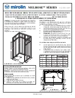 Предварительный просмотр 4 страницы Mirolin MELROSE MEL3 Installation Instructions And Owner'S Manual