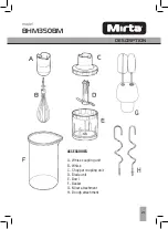 Preview for 21 page of Mirta BHM350BM Operating Instructions Manual