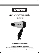 Preview for 2 page of Mirta HDP 210 Operating Instructions Manual