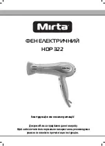 Предварительный просмотр 2 страницы Mirta HDP 322 Operating Instructions Manual