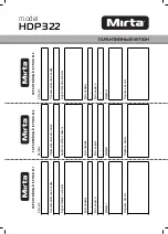 Предварительный просмотр 38 страницы Mirta HDP 322 Operating Instructions Manual