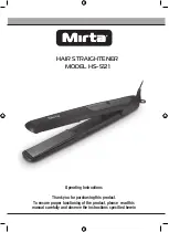 Preview for 13 page of Mirta HS-5121 Operating Instructions Manual