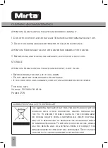 Preview for 18 page of Mirta HS-5122 Operating Instructions Manual