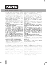 Предварительный просмотр 8 страницы Mirta MO-0145B Instruction Manual