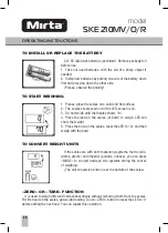 Предварительный просмотр 27 страницы Mirta SKE 210 MR Operating Instructions Manual