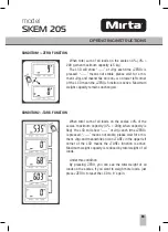 Предварительный просмотр 29 страницы Mirta SKEM 205 Operating Instructions Manual