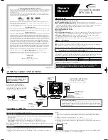 Preview for 1 page of Misakai MTV1301 B Owner'S Manual