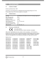 Preview for 52 page of Miscea "Classic" Instruction Manual