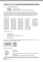 Предварительный просмотр 52 страницы Miscea Light CCR1S1NCDE Instruction Manual