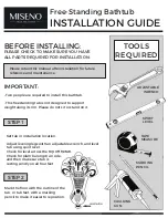 miseno 232068-BAT-WH Installation Manual preview