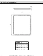 Preview for 4 page of miseno M6036LED User Manual