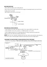 Preview for 9 page of miseno mfan-4001led Installation Instruction