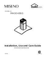 miseno MH00436G Installation, Use And Care Manual preview