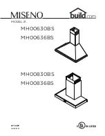 Preview for 1 page of miseno MH00630BS Manual