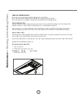 Предварительный просмотр 14 страницы miseno MH80120AS Installation, Use And Care Manual