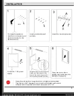 Preview for 3 page of miseno MM2828LEDSQ User Manual