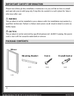 Preview for 2 page of miseno MM3030LED27K User Manual