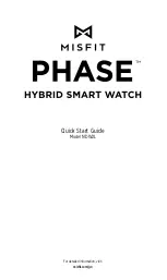 Misfit PHASE Quick Start Manual preview