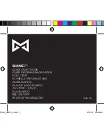 Preview for 1 page of Misfit SHINE2 SH2 Quick Start Manual