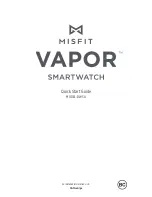 Misfit Vapor DW3A Quick Start Manual preview