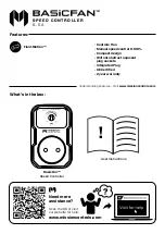 Предварительный просмотр 2 страницы MISSION CONTROLS BASiCFAN User Instructions