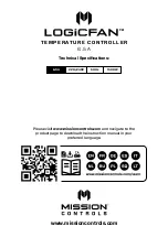 Preview for 4 page of MISSION CONTROLS LOGiCFAN User Instructions