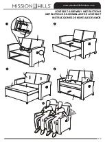 Предварительный просмотр 2 страницы Mission Hills LOVESEAT Assembly Instructions