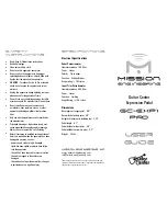 Mission GC-EXP1 PRO User Manual предпросмотр