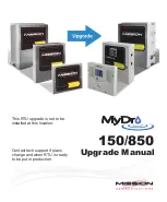 Предварительный просмотр 1 страницы Mission MyDro 150 Upgrade Manual