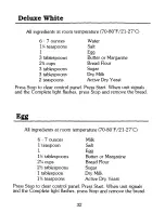 Preview for 26 page of Mister Loaf HB211 Instruction Manual & Recipes