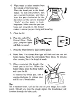 Предварительный просмотр 31 страницы Mister Loaf HB211 Instruction Manual & Recipes