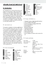 Preview for 6 page of Mistral 352136_2007 Assembly, Operating And Safety Instructions