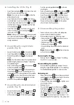 Preview for 12 page of Mistral 352136_2007 Assembly, Operating And Safety Instructions