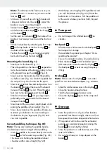 Preview for 14 page of Mistral 352136_2007 Assembly, Operating And Safety Instructions